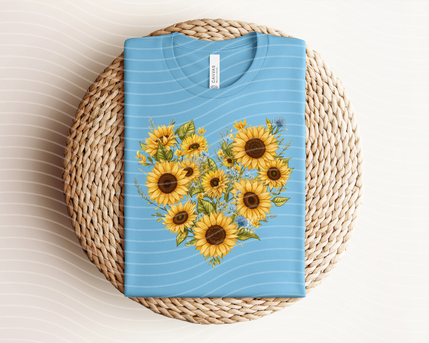 Sunflower Heart Graphic Tee
