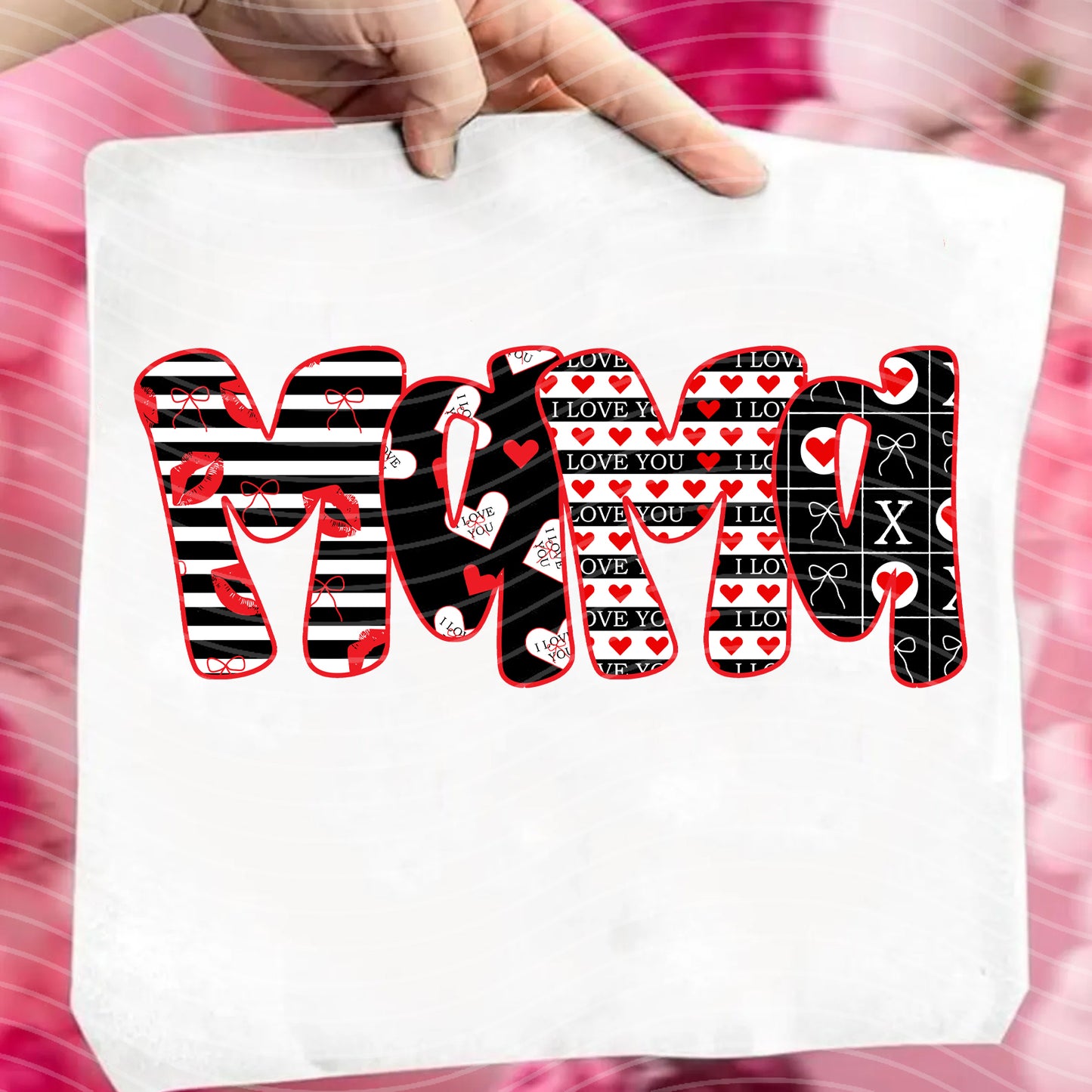 Mama Love You Name Graphic Tee