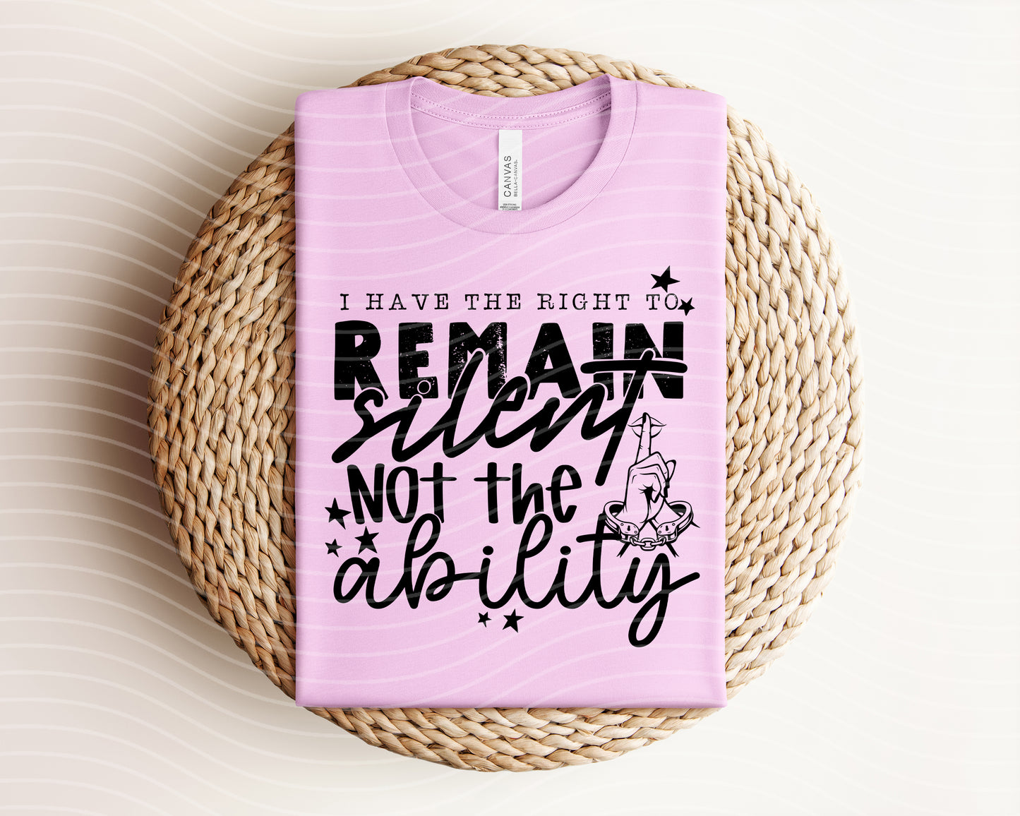 I Have the Right to Remain Silent Graphic Tee