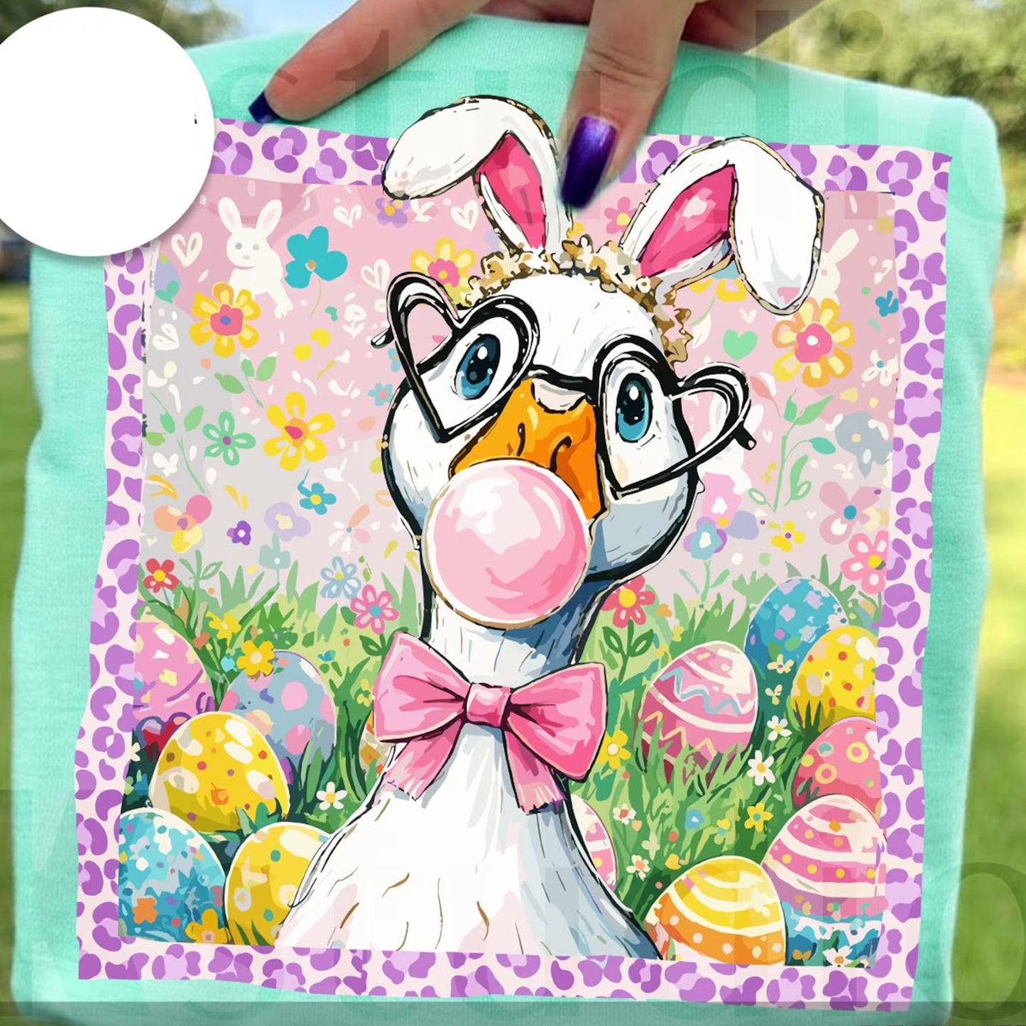 Bubble Bunny Goose Graphic Tee