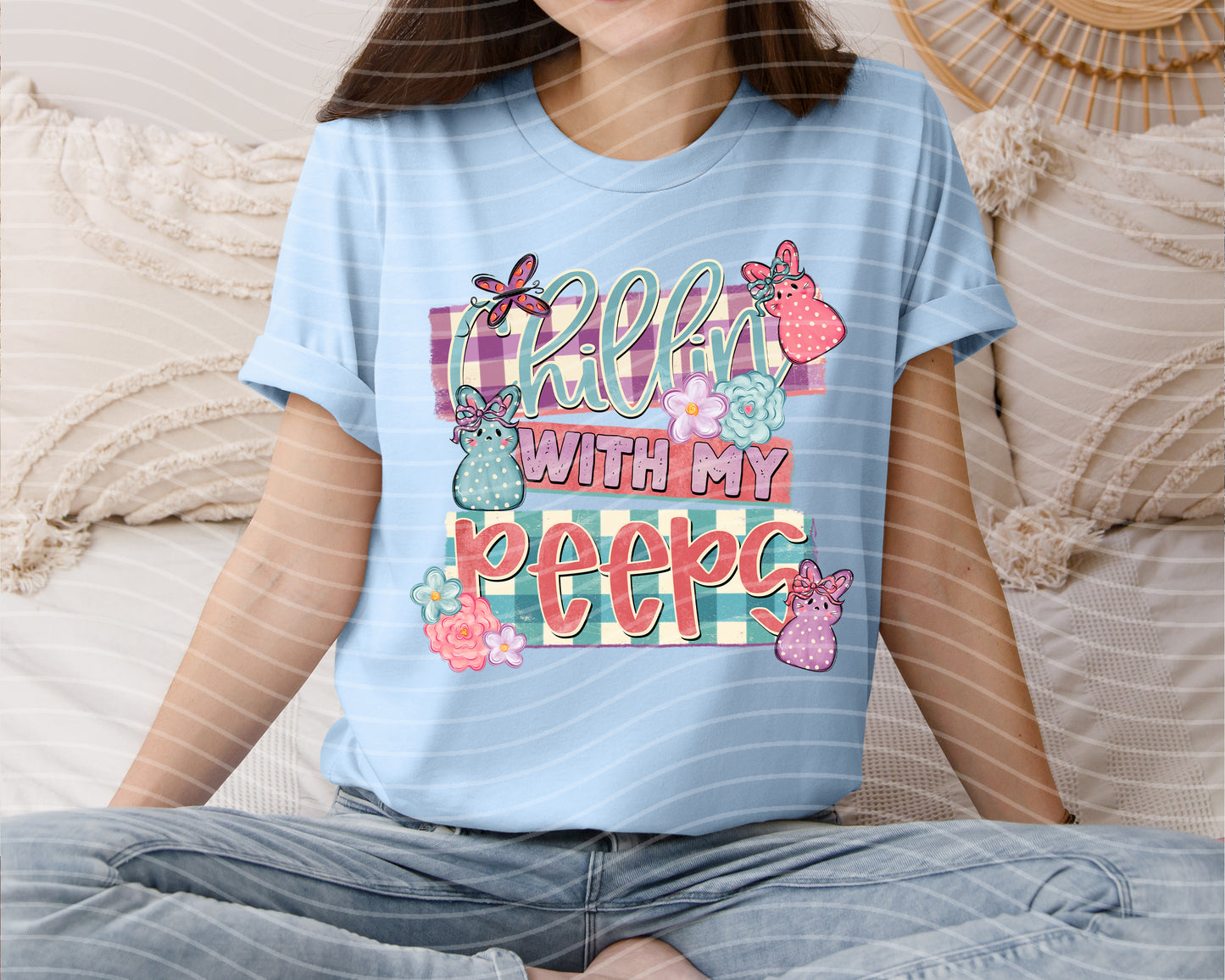 Chillin With My Peeps Graphic Tee