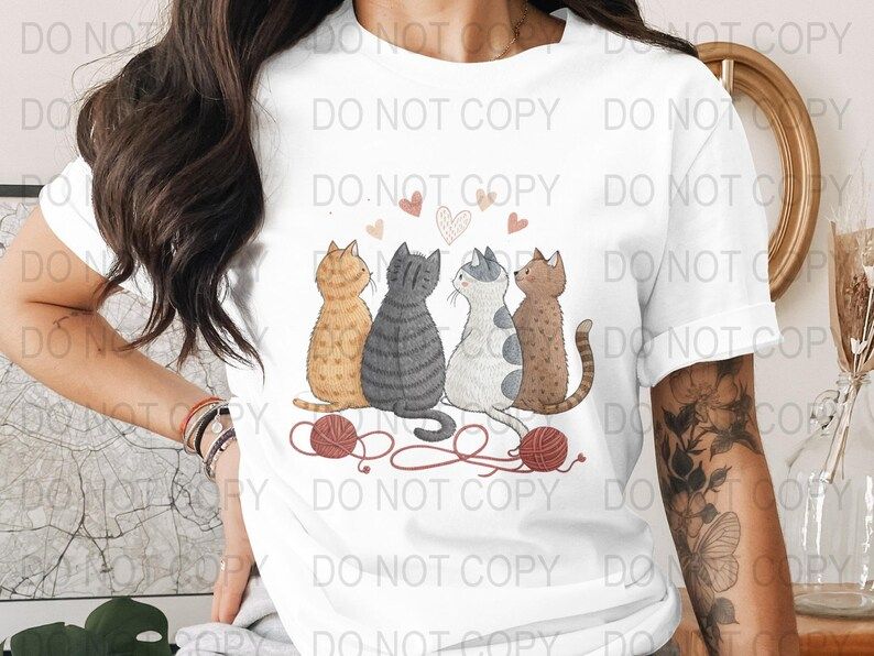 Yarn Cats Graphic Tee
