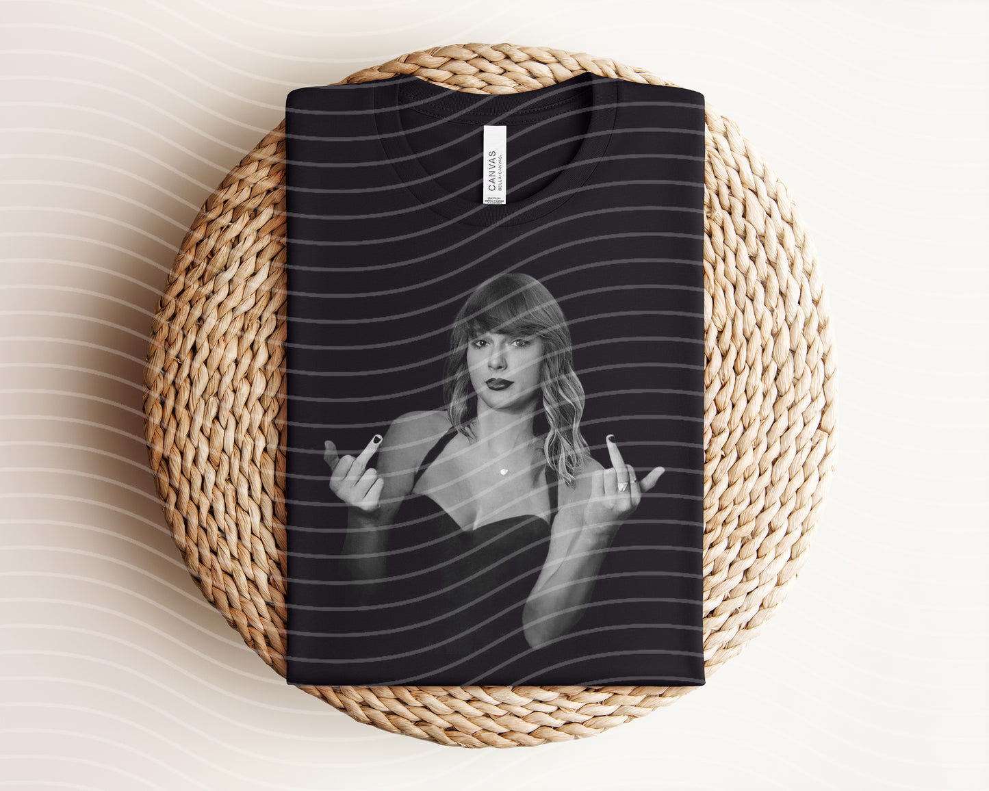 Black and White TS Graphic Tee