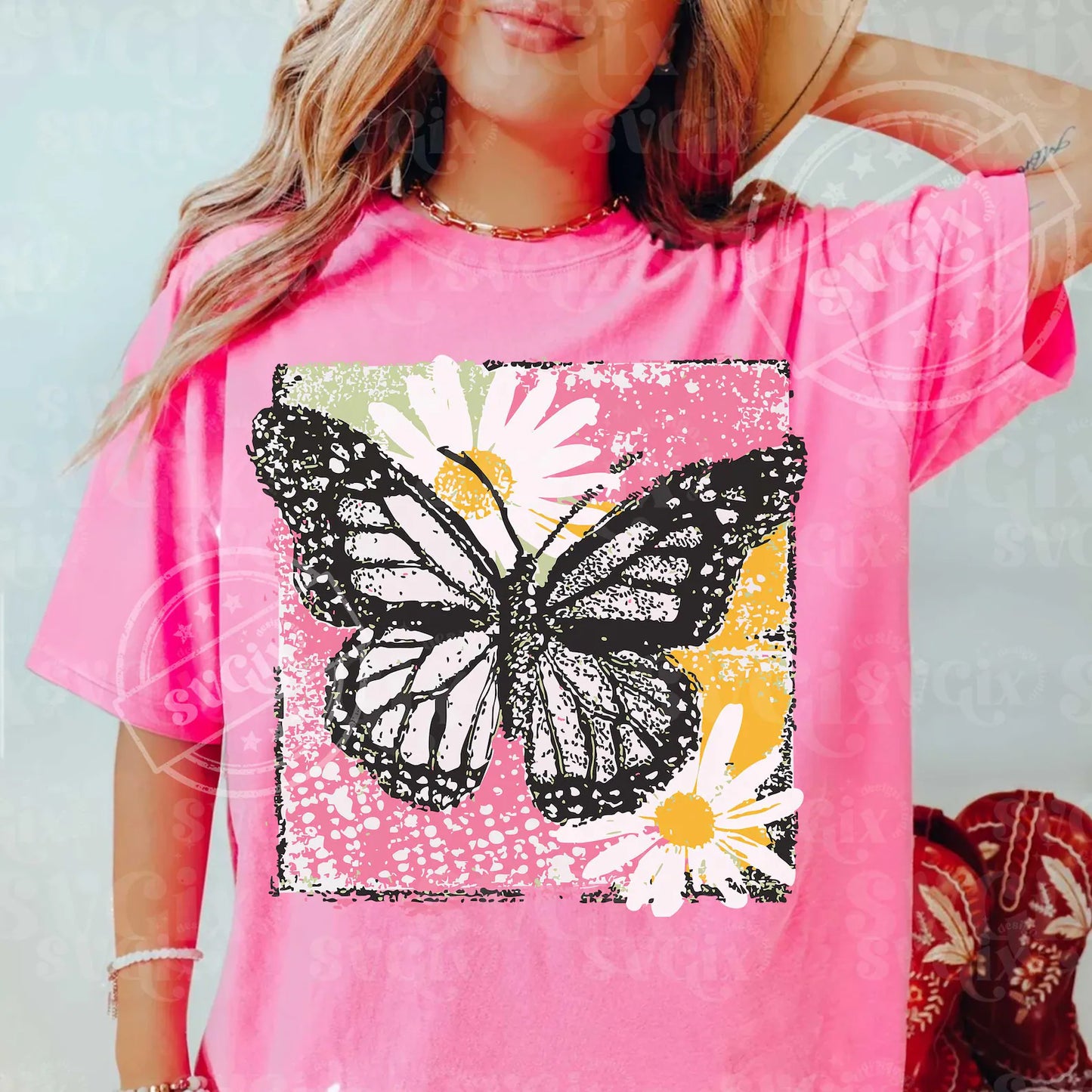 Painted Butterfly Graphic Tee