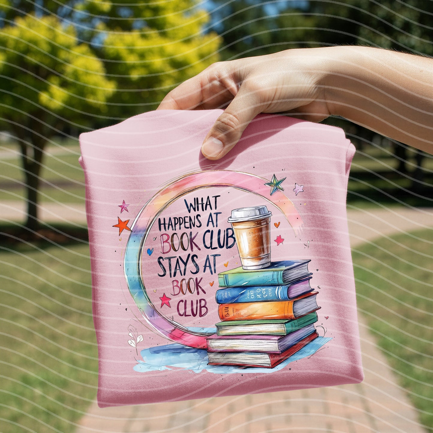 What Happens at Book Club Stays at Book Club Graphic Tee
