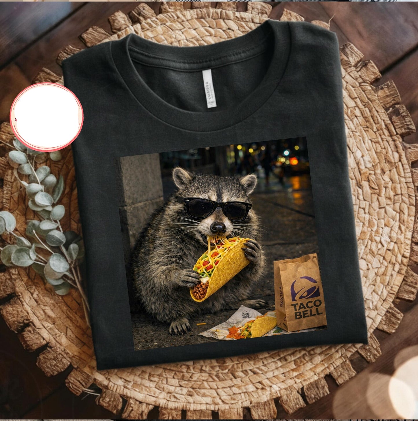 Taco Raccoon Graphic Tee