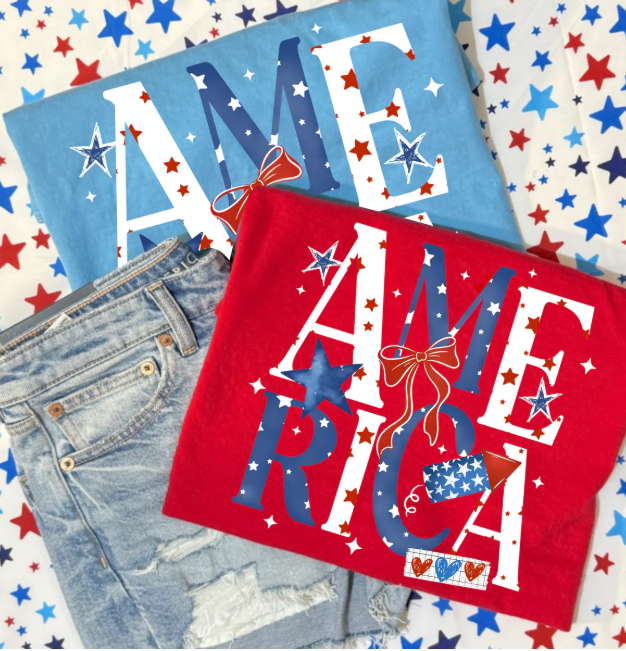 America Coquette Graphic Tee