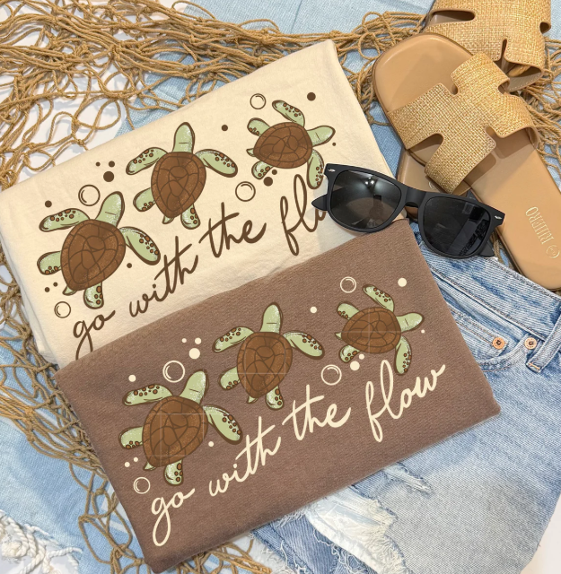 Go With the Flow Graphic Tee