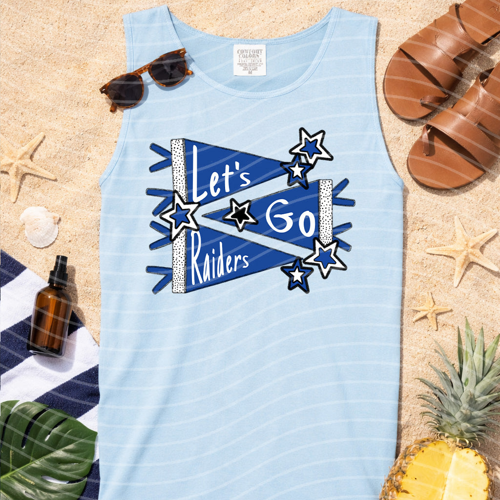 Let's Go Pennant Spirit Wear Graphic Tee