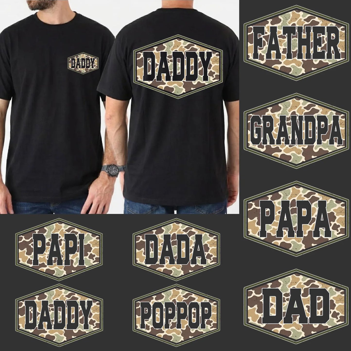 Camo Dad Graphic Tee