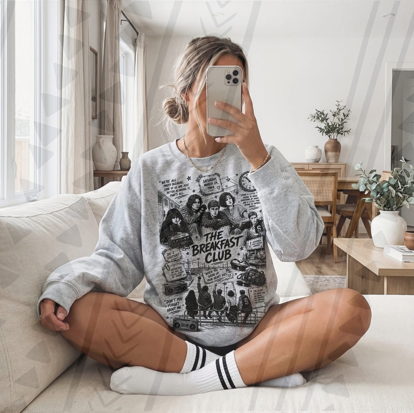 The Breakfast Club Sketchy Graphic Tee