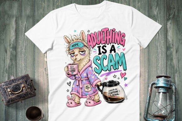 Adulting is a Scam Graphic Tee