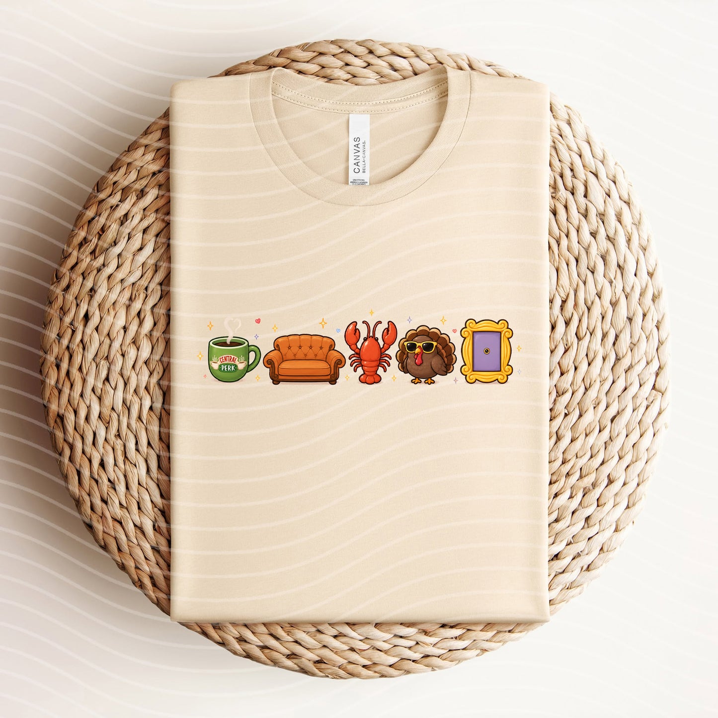 Friends Icons Graphic Tee