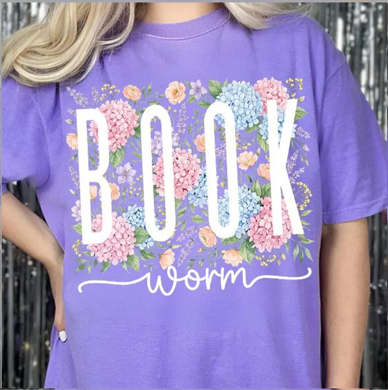 Book Worm Graphic Tee