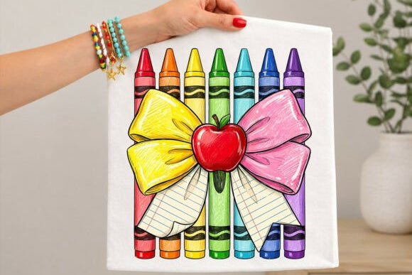 Coquette Crayons Graphic Tee
