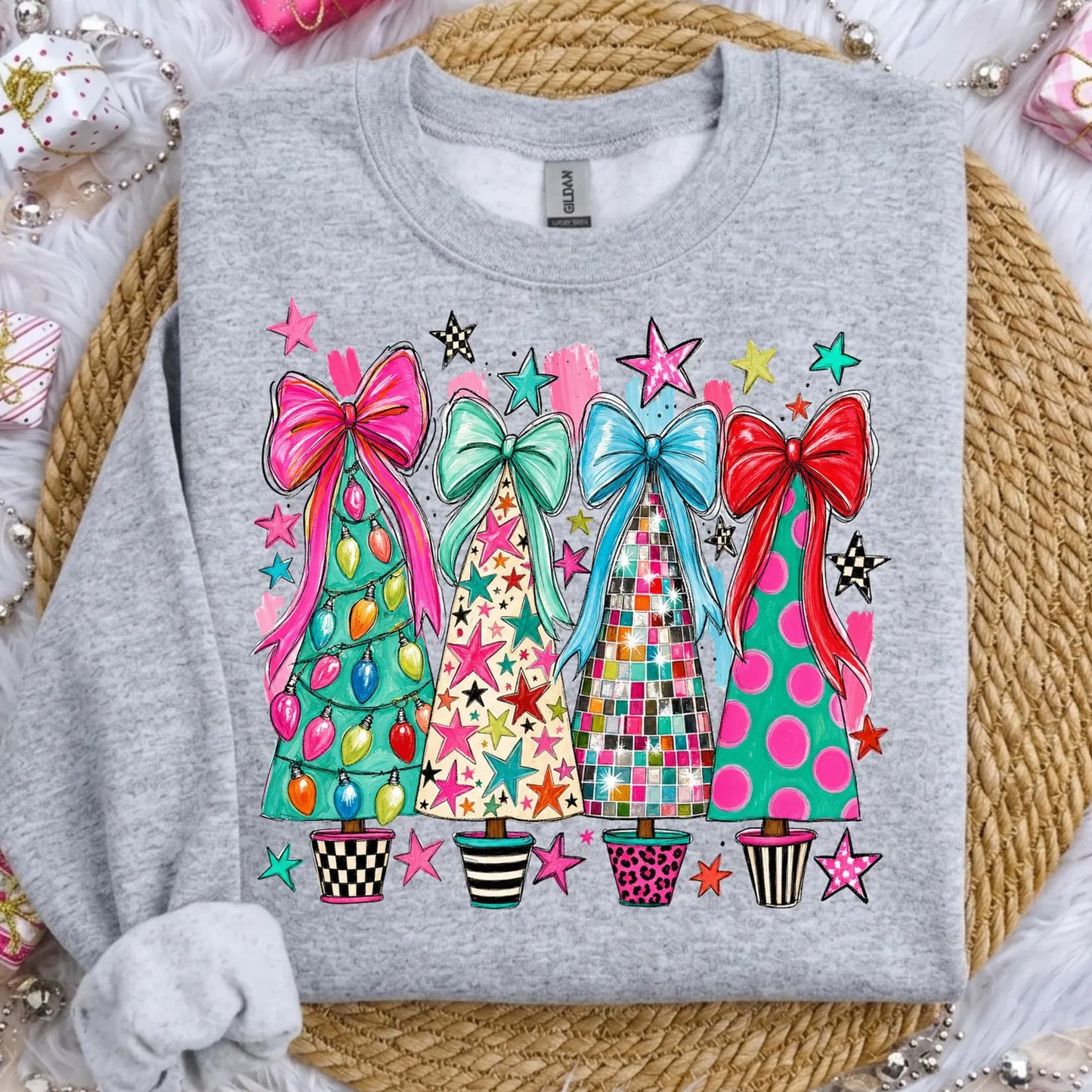 Tall Bright Trees Graphic Tee