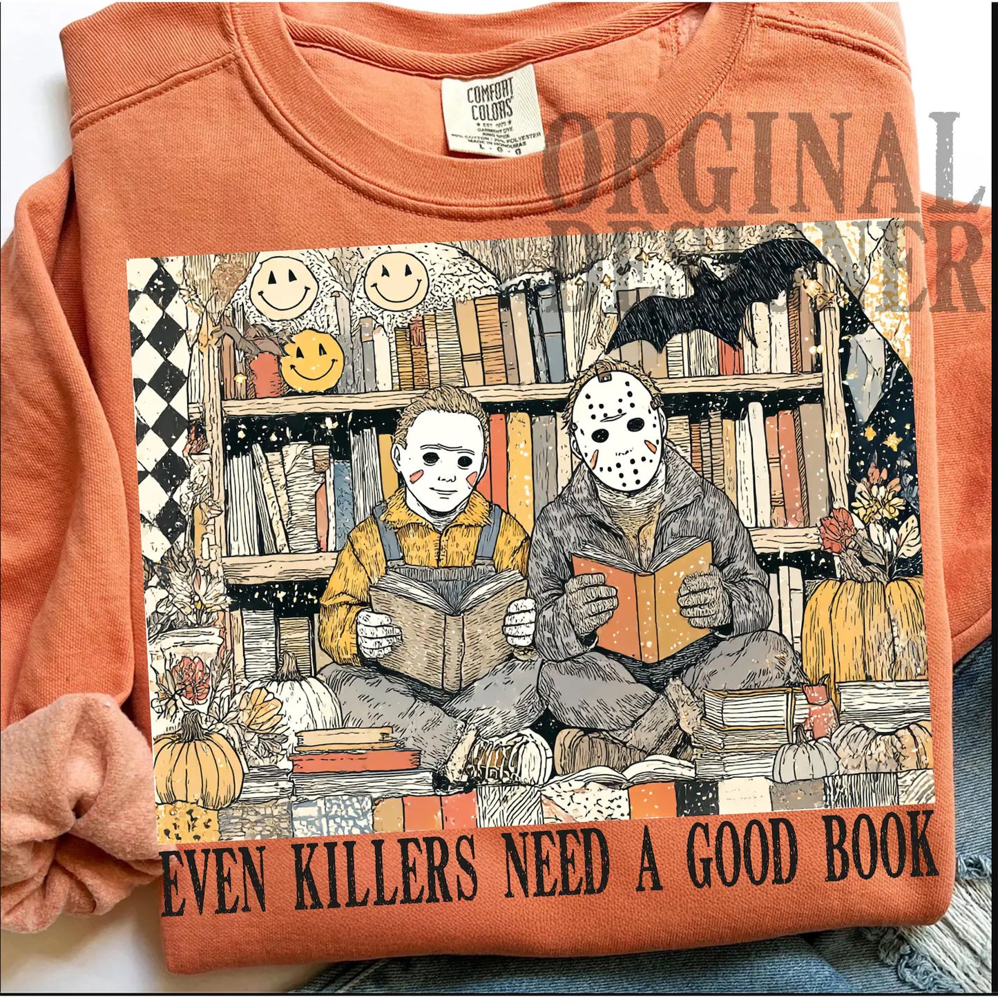 Even Killers Need a Good Book Graphic Tee