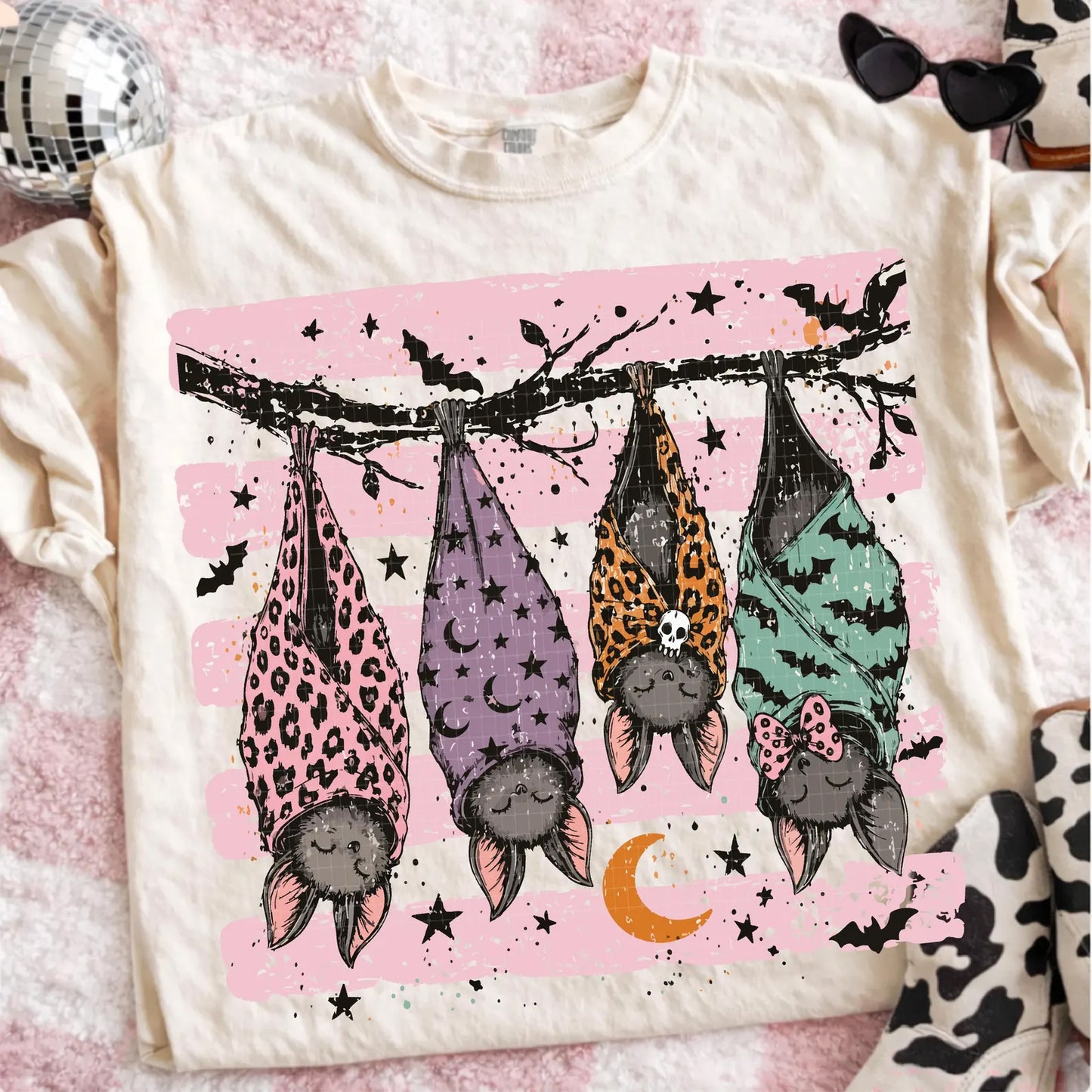 Sleeping Bats Graphic Tee
