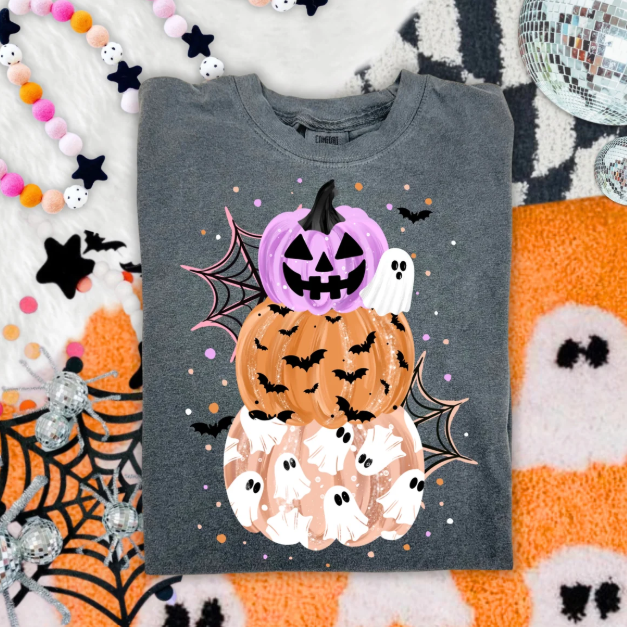 Pumpkin Stack Graphic Tee