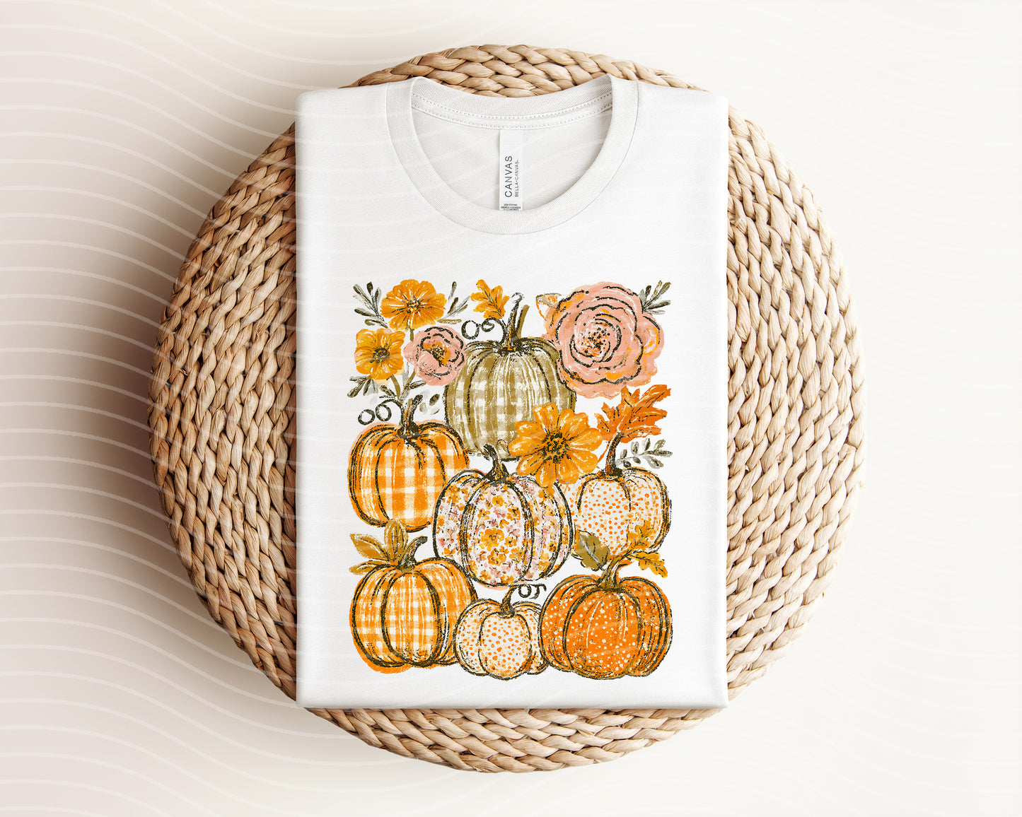 Patterned Pumpkins Graphic Tee