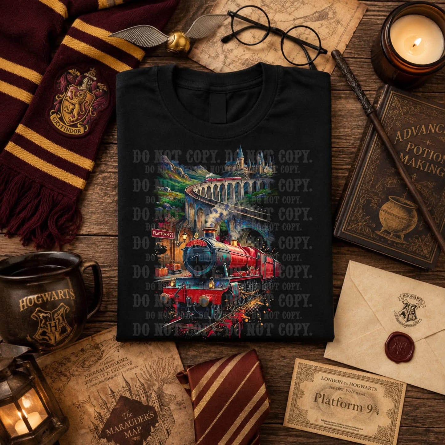 Hogwarts Train Graphic Tee
