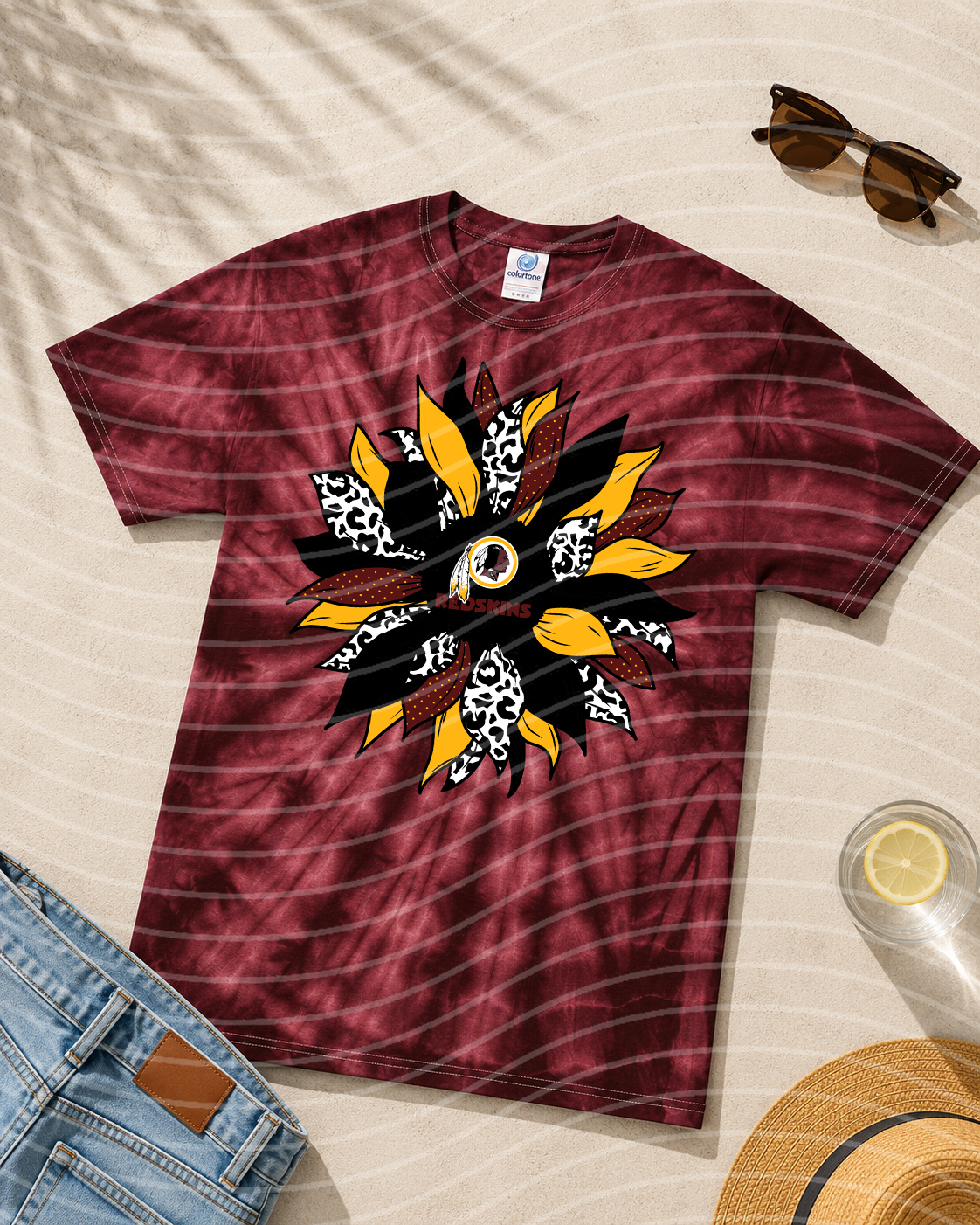 Redskins Sunflower Graphic Tee