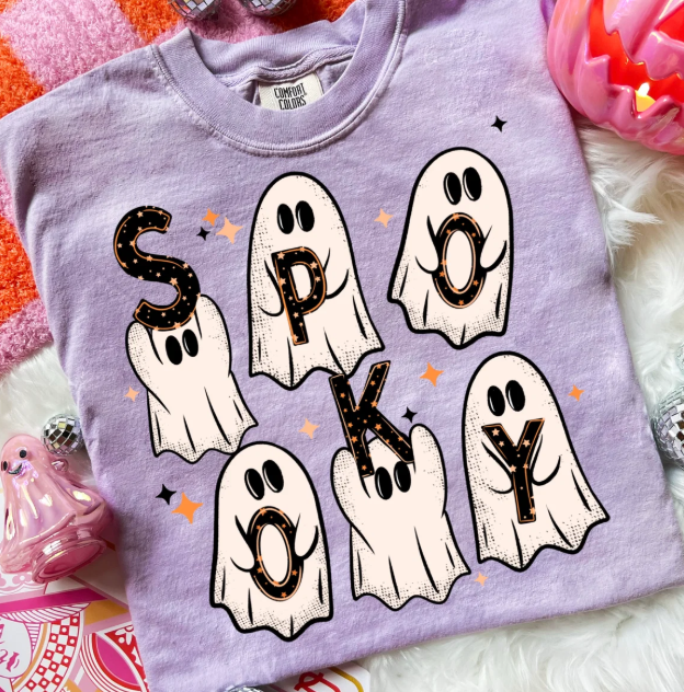 Spooky Ghosts Graphic Tee