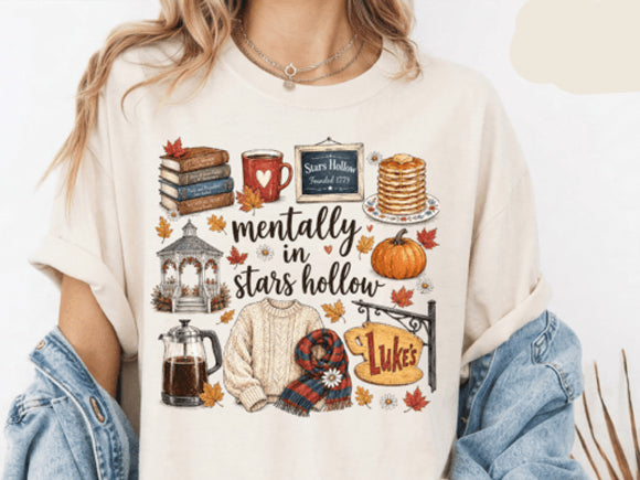 Mentally in Stars Hollow Graphic Tee