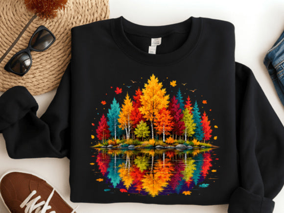 Bright Fall Trees Graphic Tee