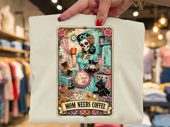 Mom Needs Coffee Graphic Tee