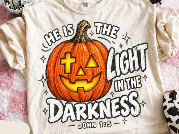 He is the Light in the Darkness Graphic Tee