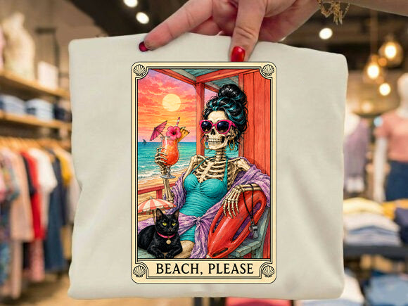 Beach Please Graphic Tee