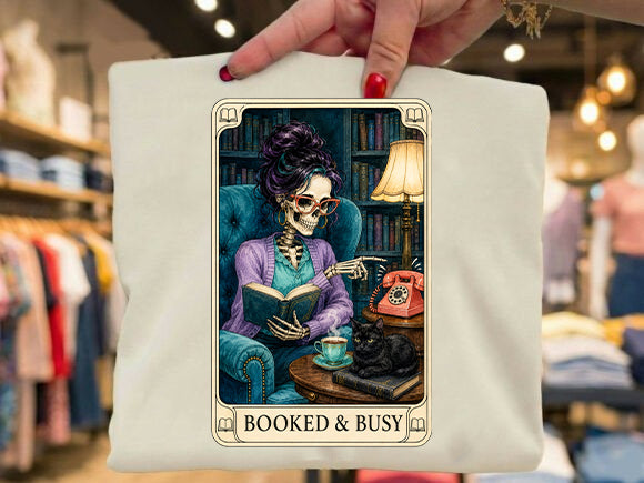 Booked & Busy Graphic Tee