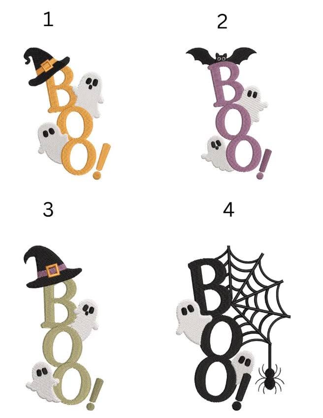 Boo Embroidered Shirt