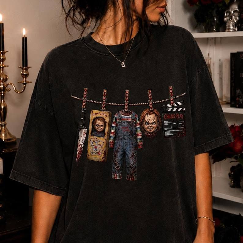 Chucky Clothesline Graphic Tee