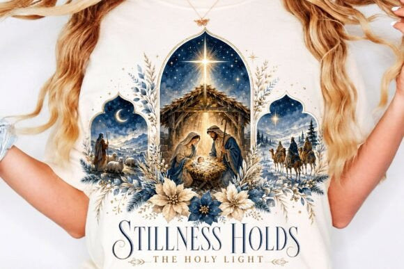 Stillness Hold the Holy Light Graphic Tee
