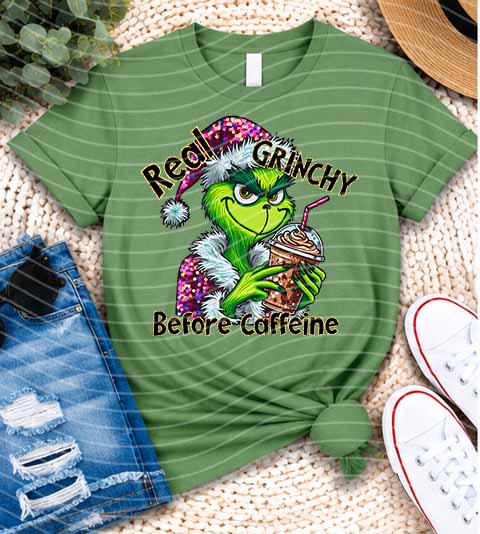 Real Mean Before Coffee Graphic Tee