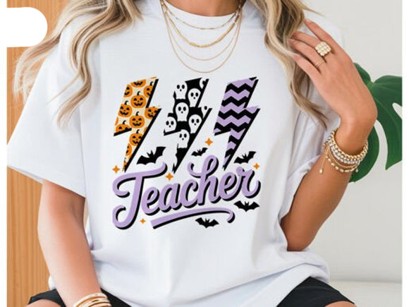 Teacher Lightning Graphic Tee