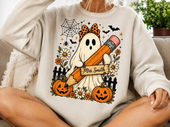 Ghost Teacher Graphic Tee