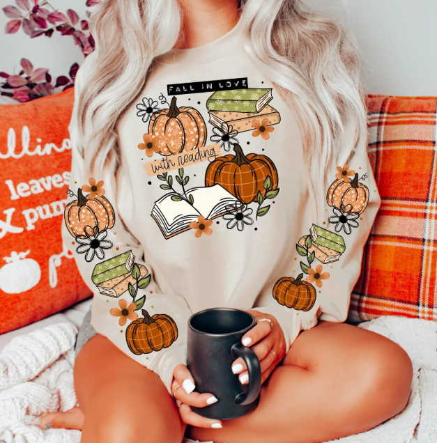 Fall in Love With Reading Graphic Tee