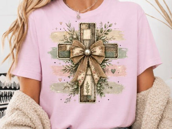 Wooden Cross Graphic Tee