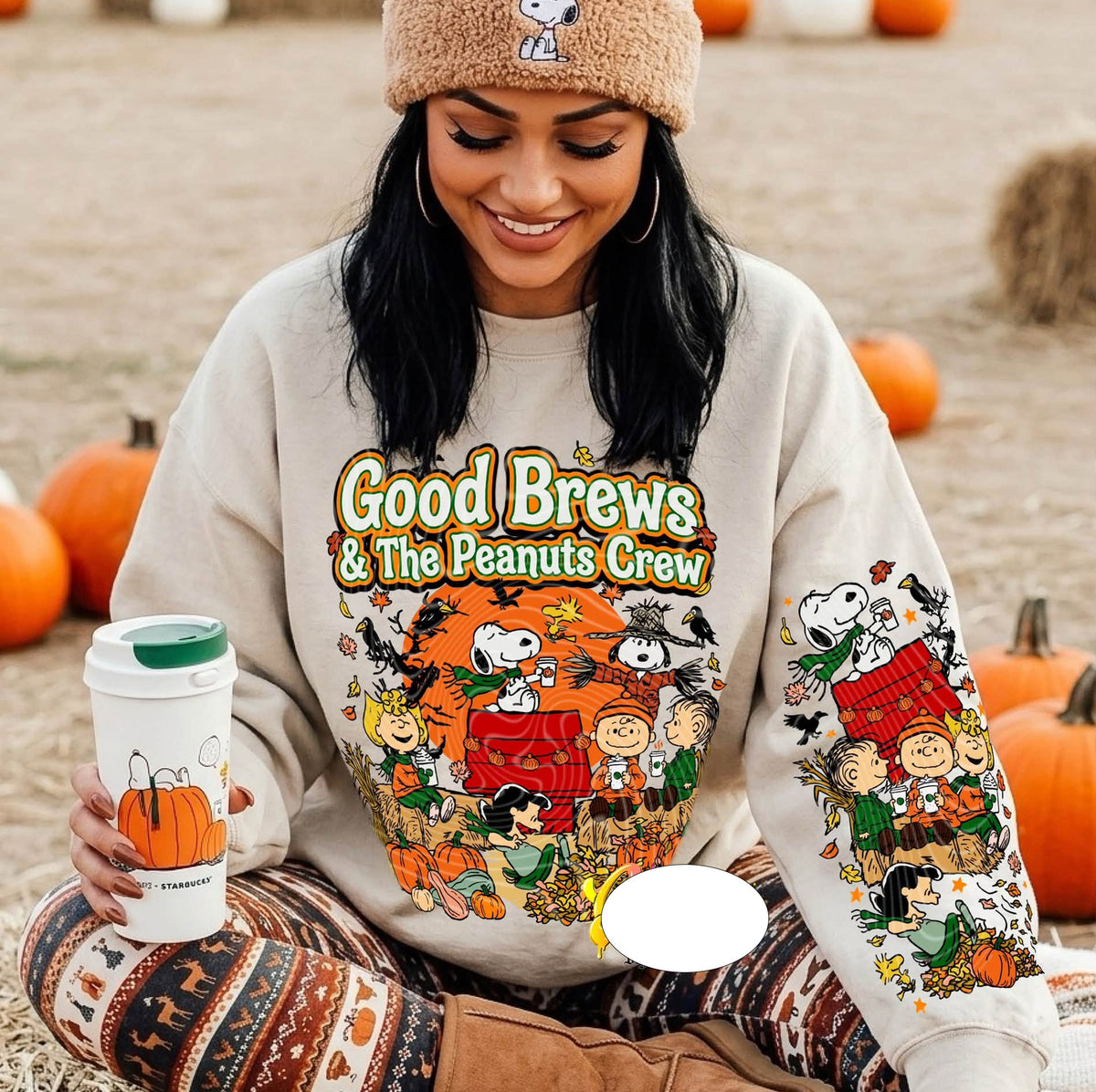 Good Brews & The Peanuts Crew Graphic Tee