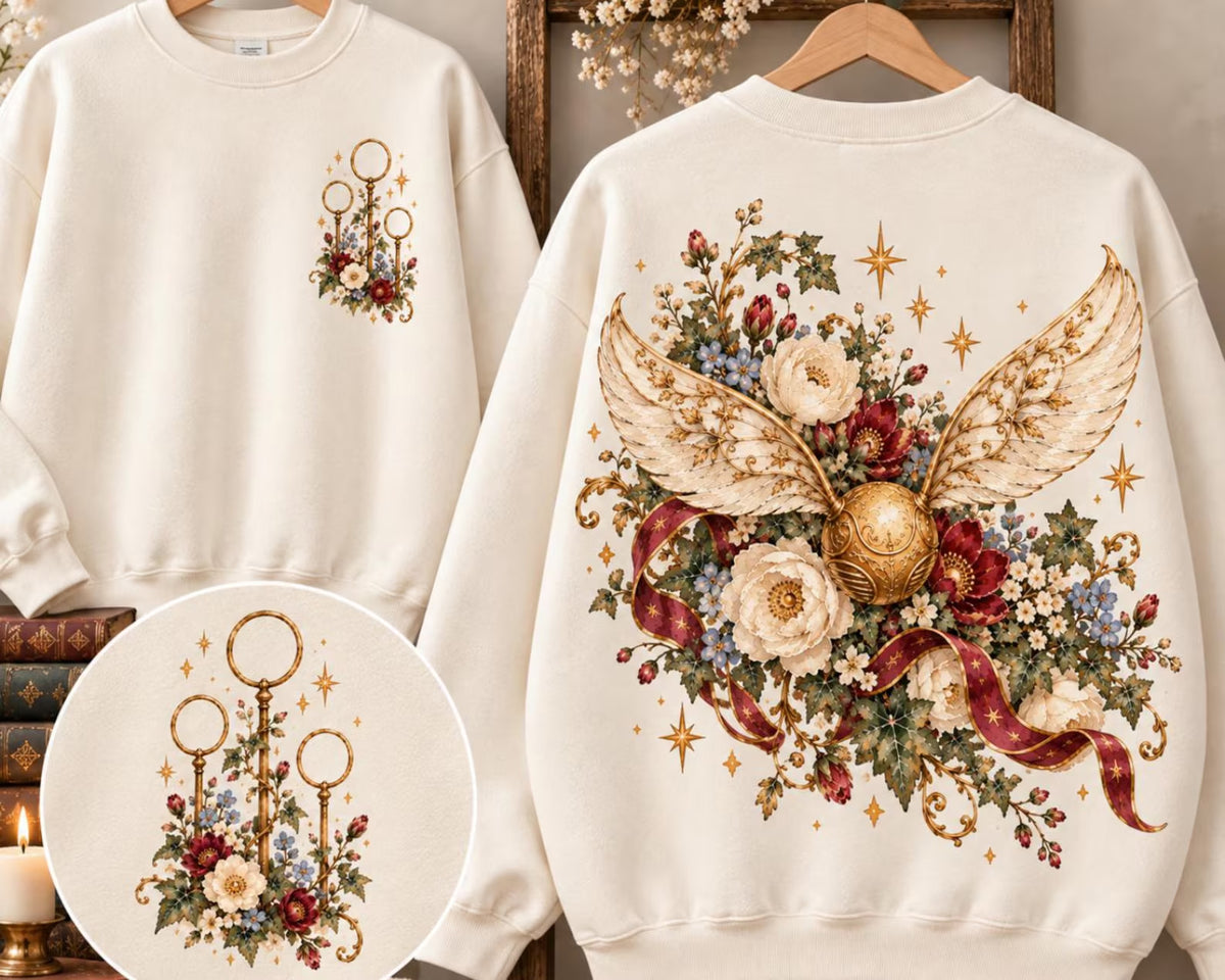 Floral Hallows Graphic Tee