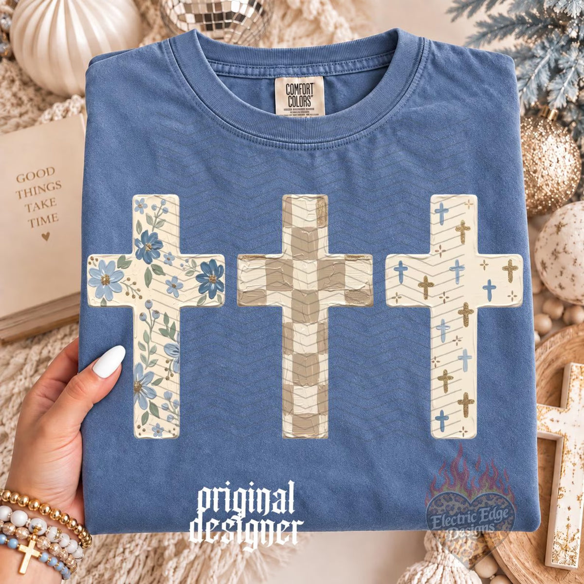 Painted Crosses Graphic Tee