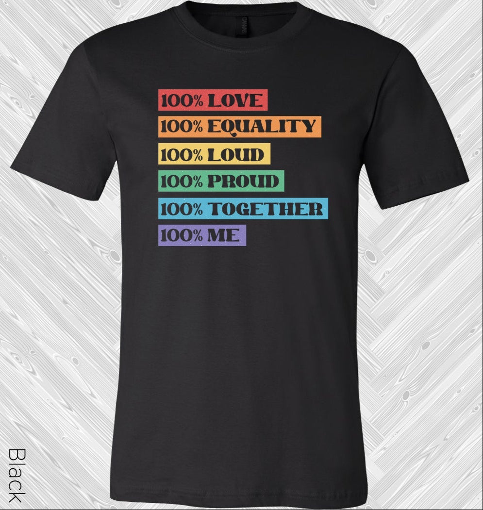 100% Me Graphic Tee Graphic Tee