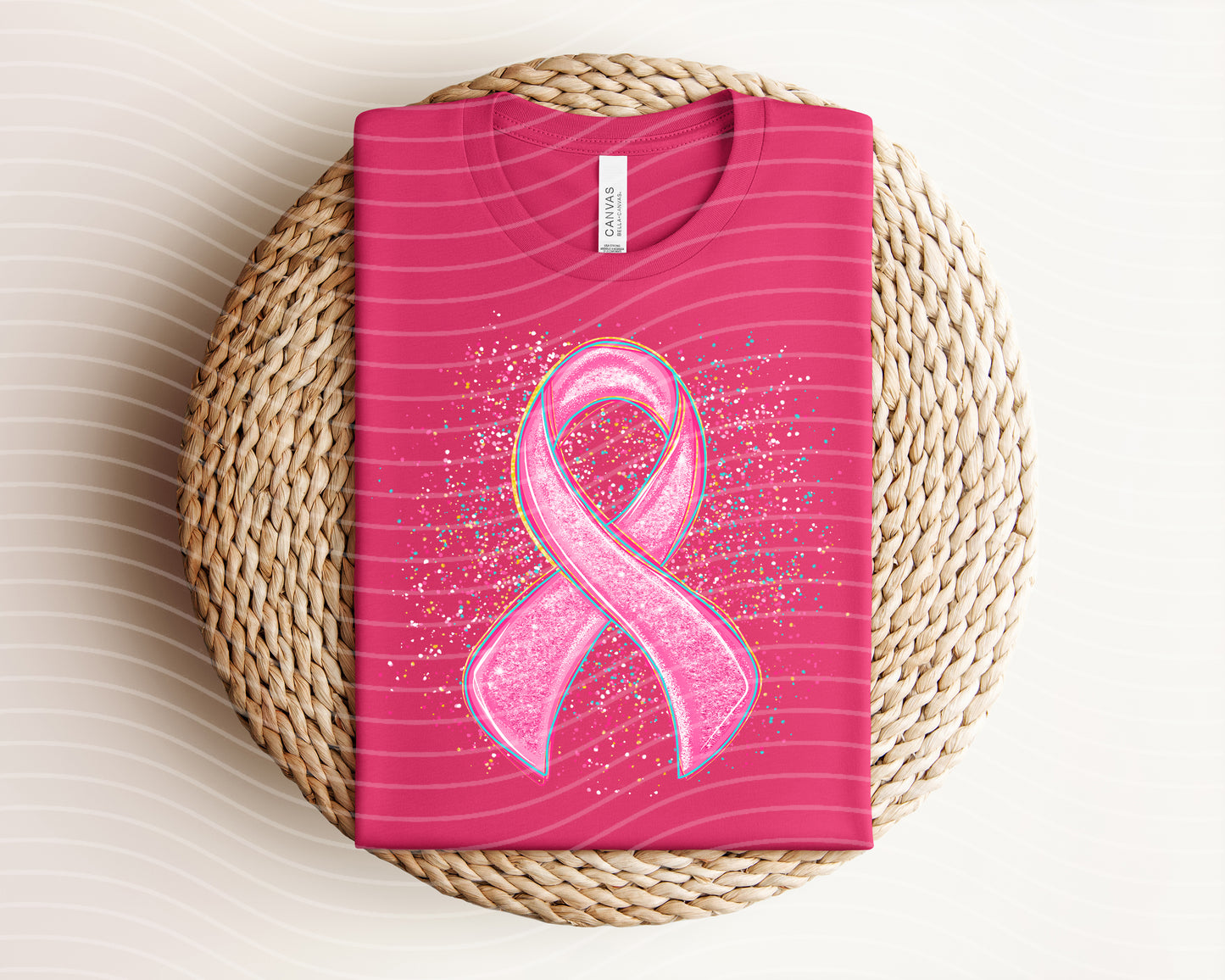 Splatter Ribbon Graphic Tee