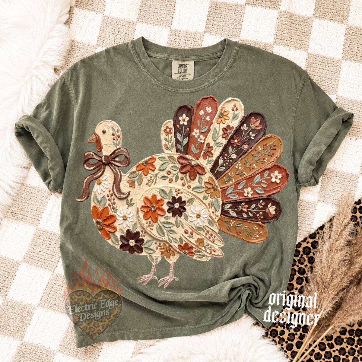 Painted Turkey Graphic Tee