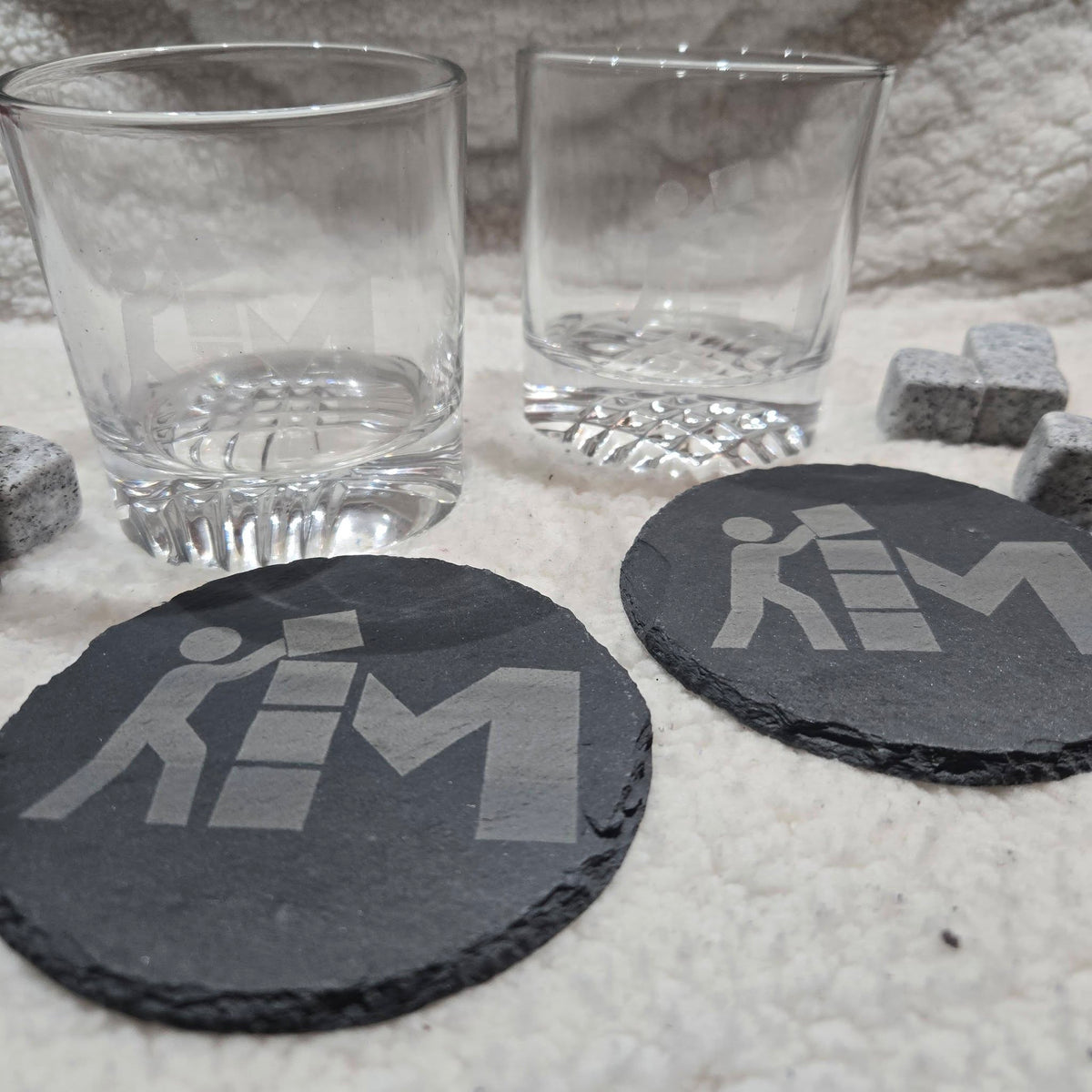 Engraved Whiskey Set