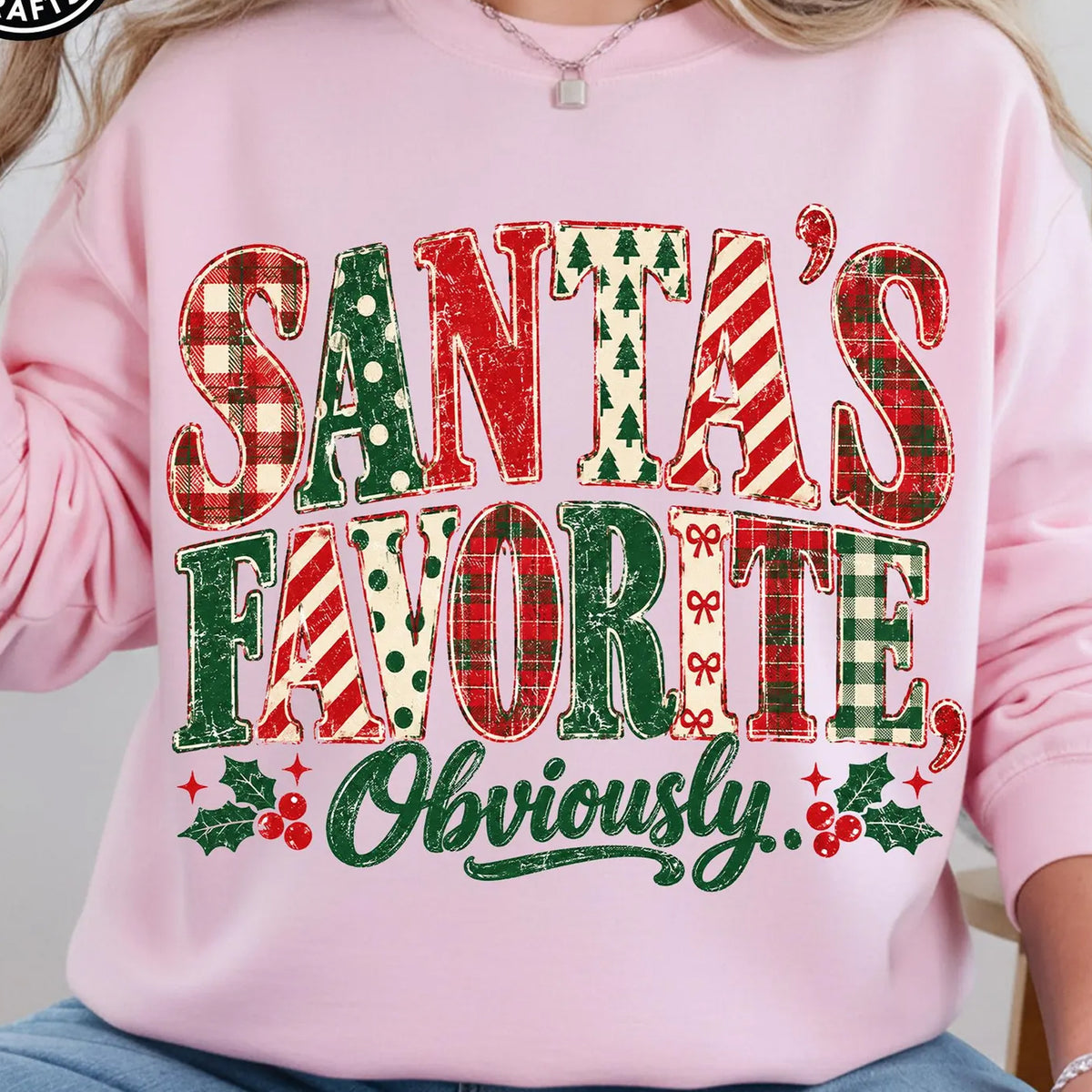 Santa's Favorite Obviously Graphic Tee