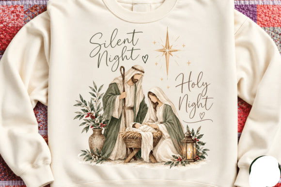 Silent Night Holy Night Graphic Tee